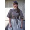 Halenka Minile Wrap Poplin Taupe