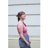 Tílko Minile Crop-top Oboustranné Blush