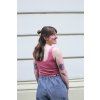Tílko Minile Crop-top Oboustranné Blush