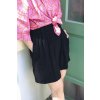 Sukně Minile Mini Linen Black