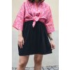 Sukně Minile Mini Linen Black
